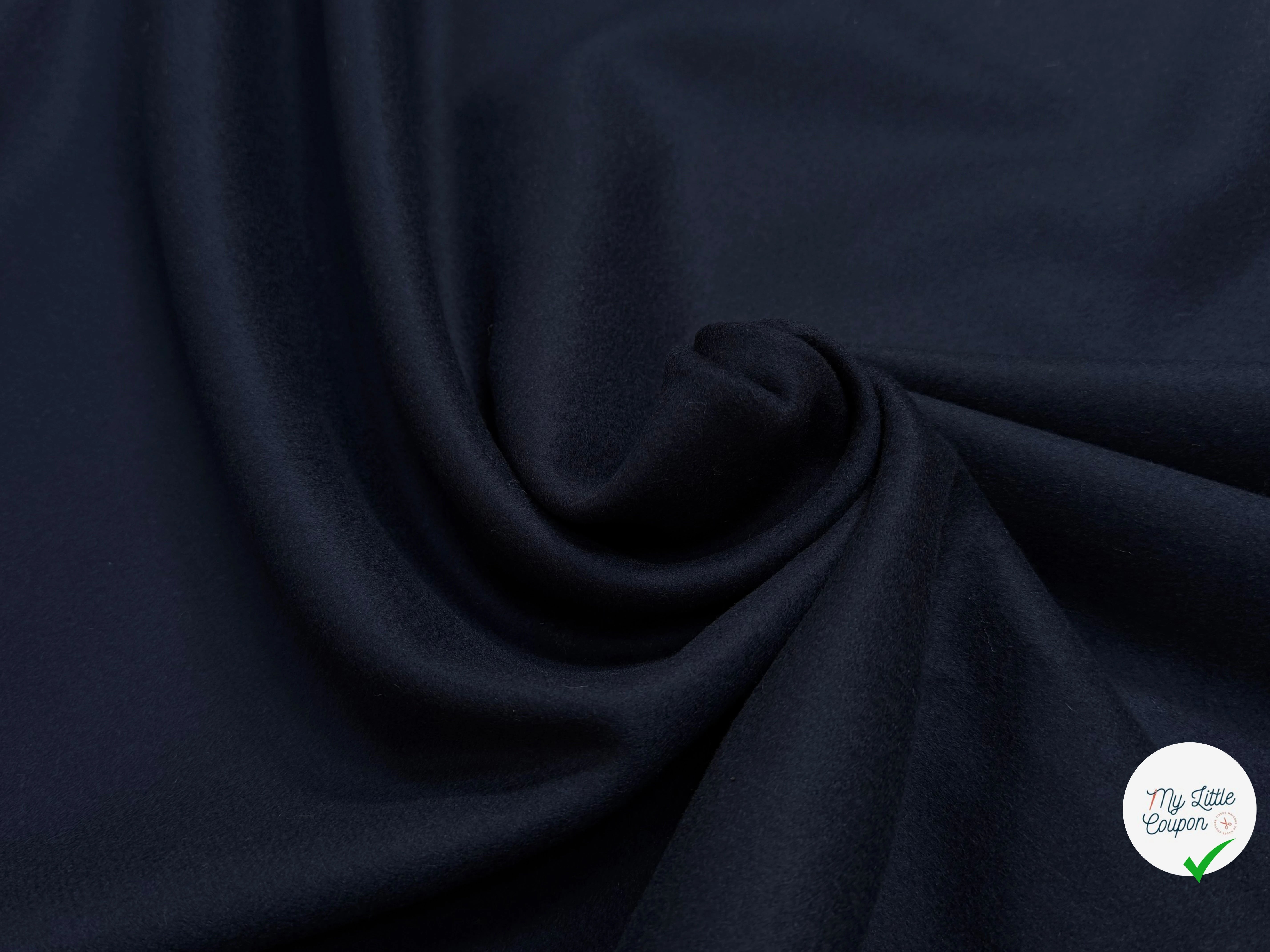 CABAN DE LAINE DOUX BLEU MARINE - My Little Coupon