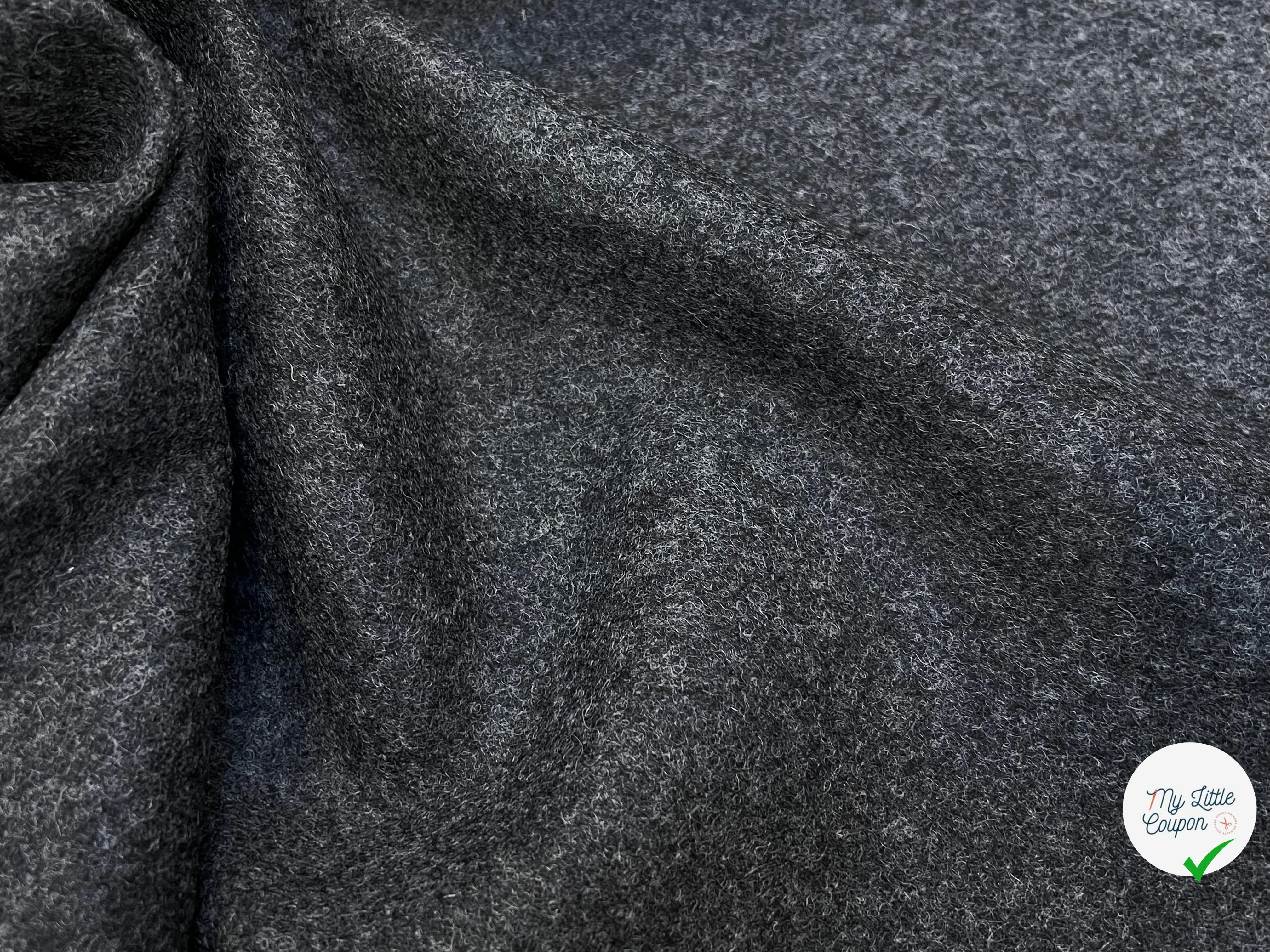 CABAN DE LAINE GRIS CHINÉ 100% LAINE FABRICATION FRANÇAISE - My Little Coupon