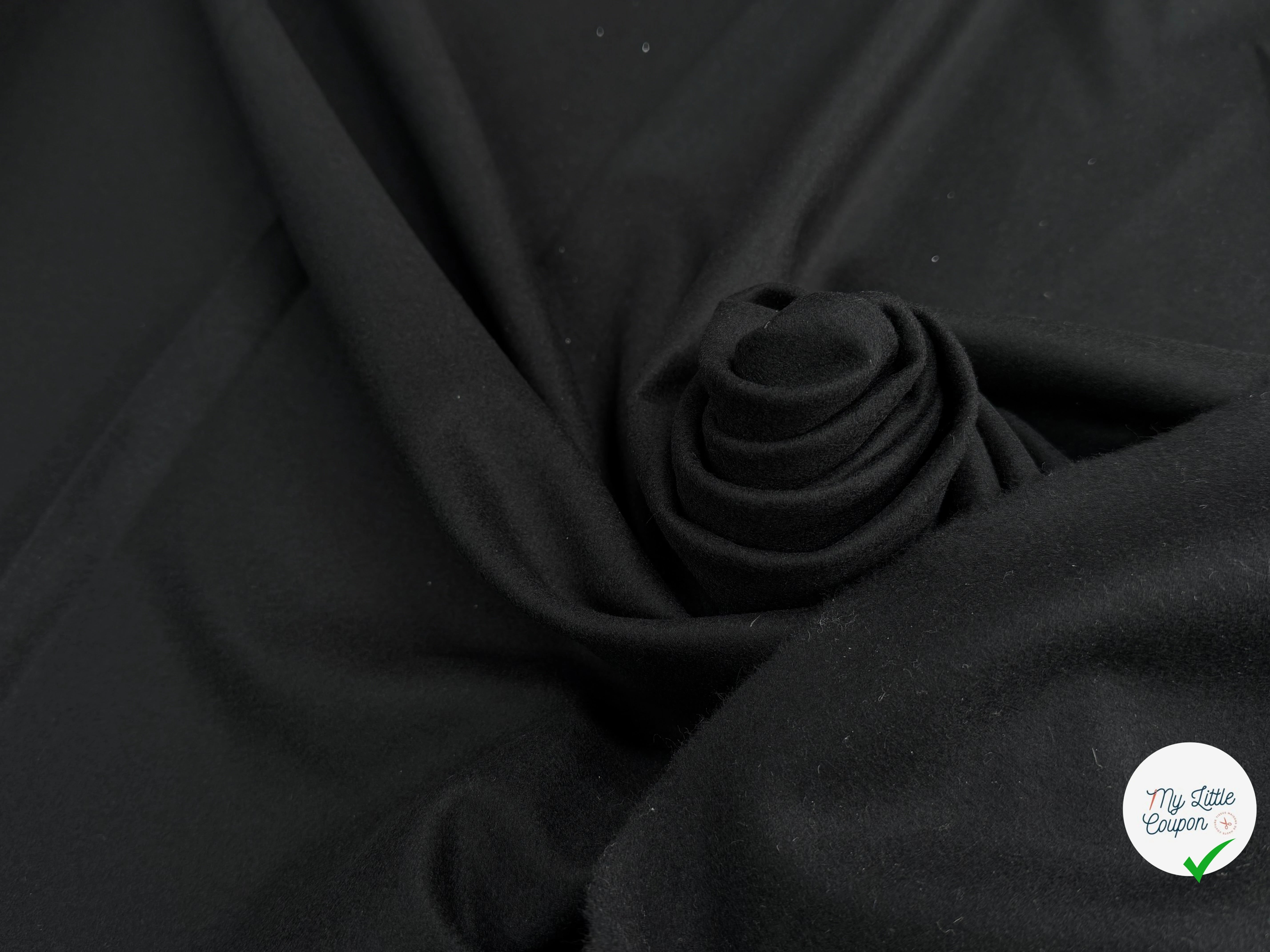 CABAN DE LAINE SUBLIME NOIR 100% LAINE - My Little Coupon