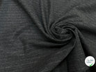 CABAN FIN VIGOGNA GESSO GRIS CHINÉ À RAYURES - My Little Coupon