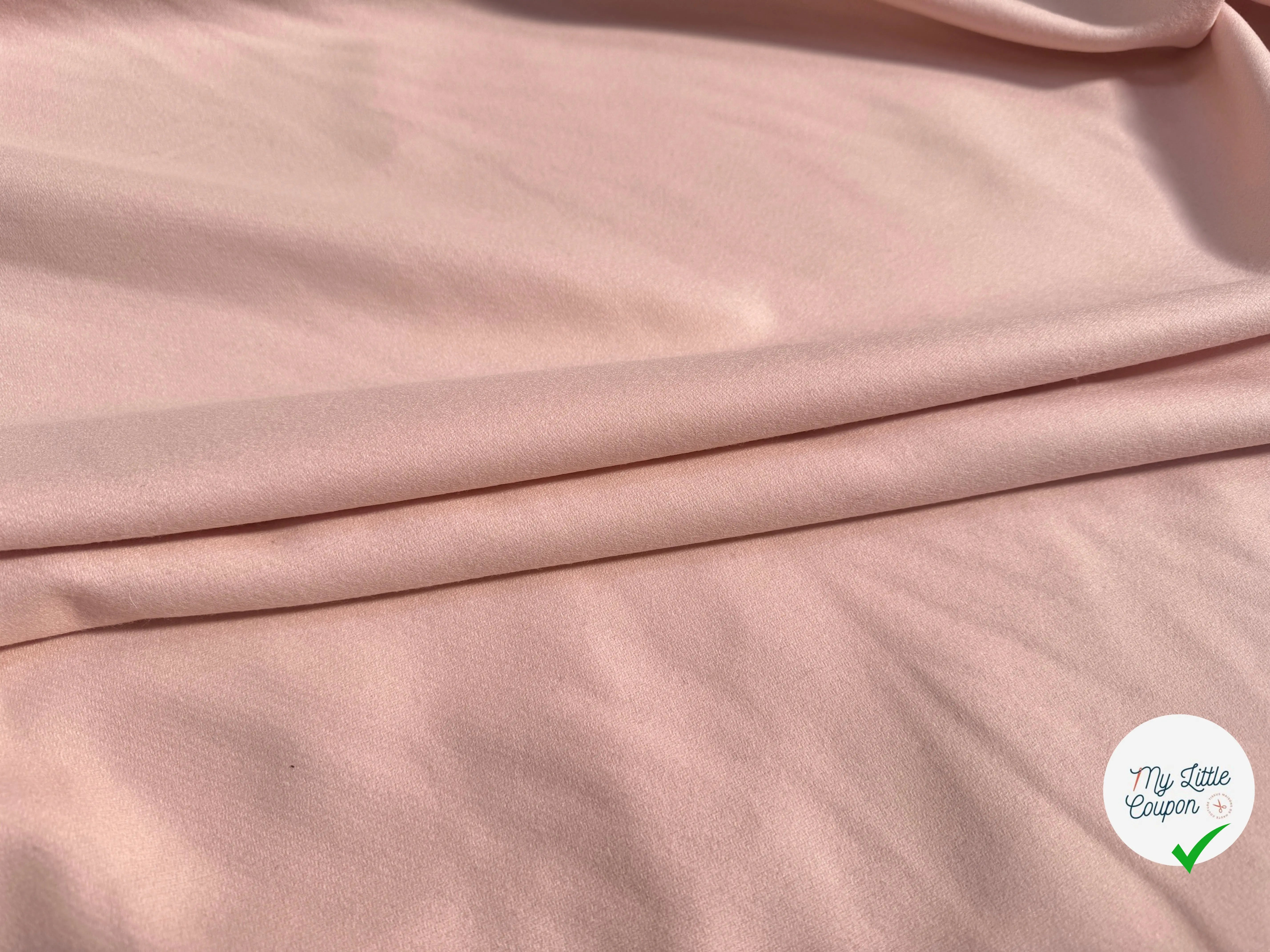 CABAN LAINE STRIÉ ROSE BABY ITALIEN - My Little Coupon