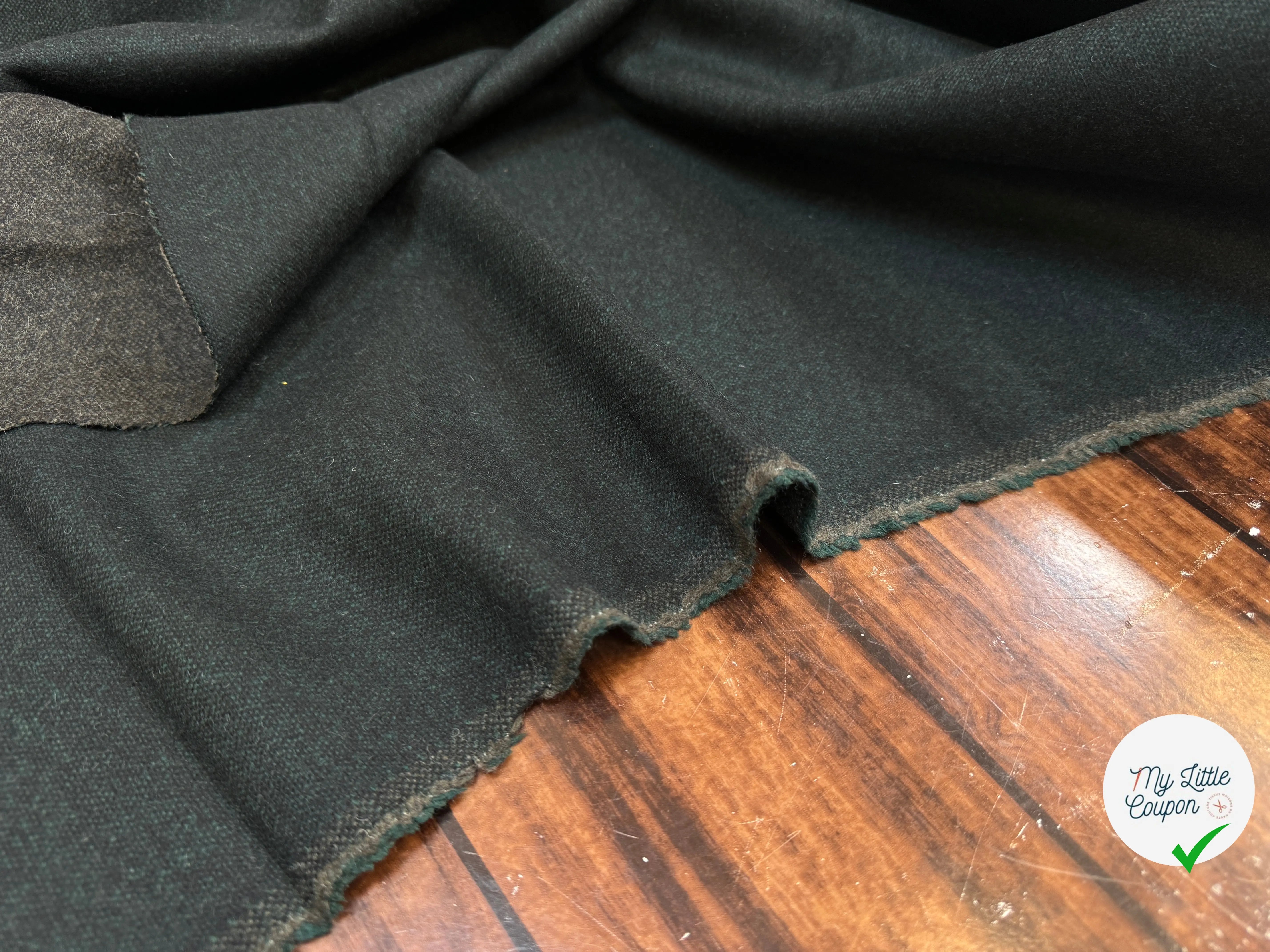 CABAN VERT CHINÉ 80% LAINE VIERGE REVERSIBLE - My Little Coupon
