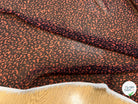 CEPE POLYESTER FOND NOIR E MARON MOTIF LÉOPARD - My Little Coupon