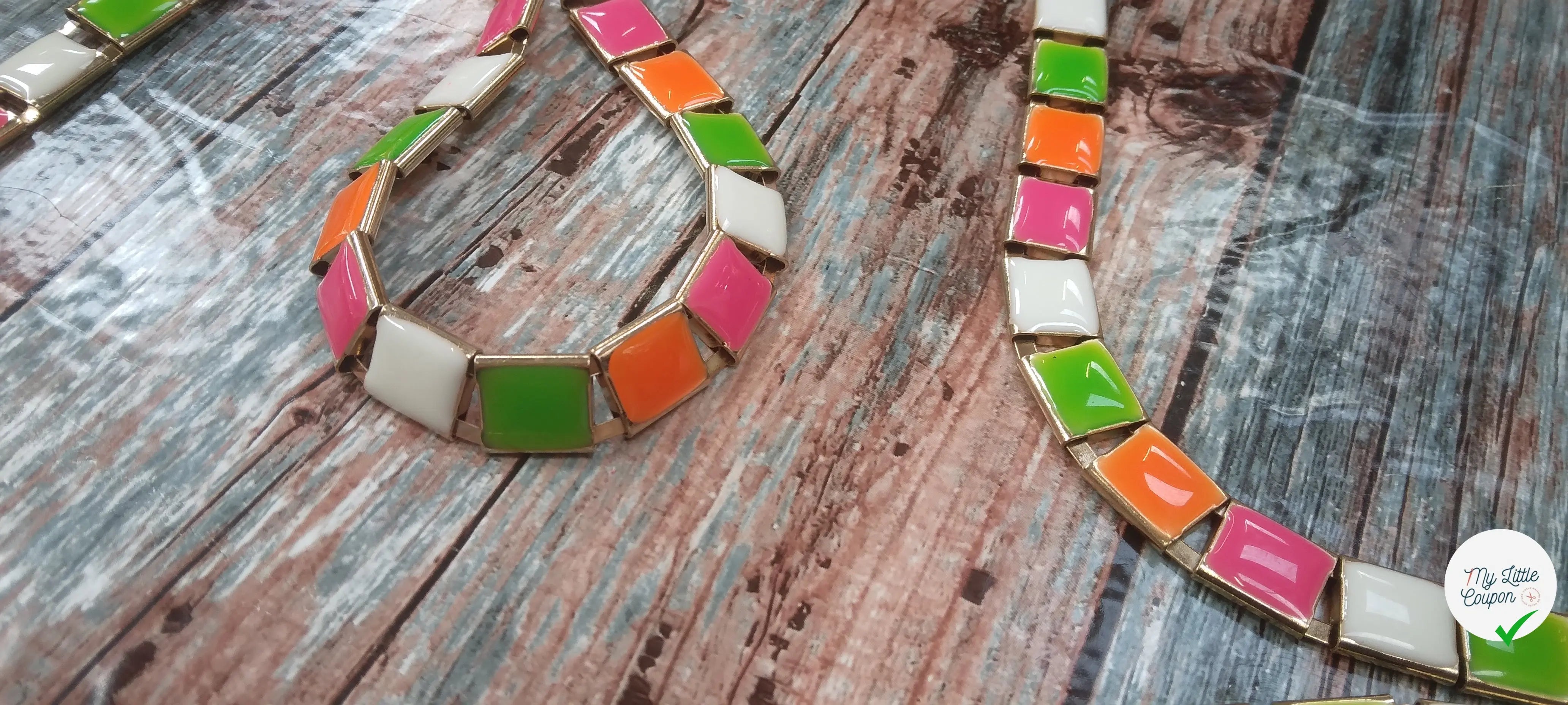 CHAÎNE MOSAÏQUE SWEET COLOR - My Little Coupon