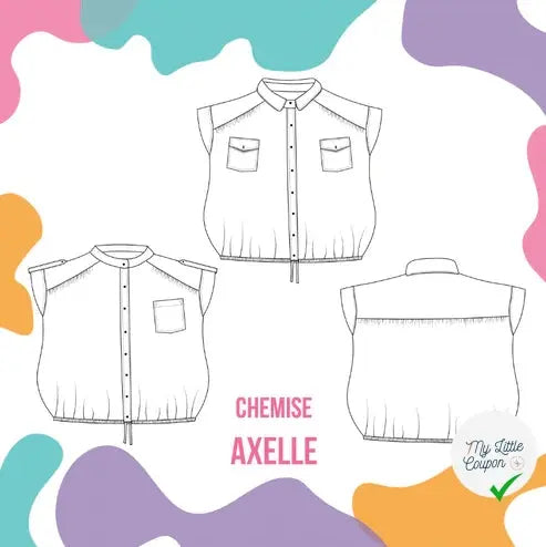 CHEMISE AXELLE - PATRON POCHETTE PETIT PATRON