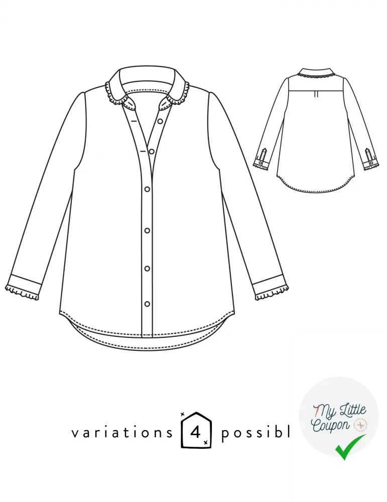 CHEMISE LISERON ATELIER SCÄMMIT - My Little Coupon - tissu - coudre