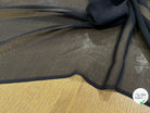 CHIFFON DE SOIE FLUIDE NOIR LÉGÈREMENT SATINÉ - My Little Coupon