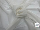 CHIFFON DE SOIE STRETCH BLANC CASSÉ FROISSÉ - My Little Coupon - tissu - coudre
