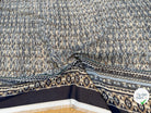 CHIFFON IMPRIMÉ MOTIFS GÉOMETRIQUES CIEL MARINE - My Little Coupon