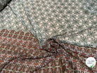 CHIFFON PRINTED ETHNIC VERT - My Little Coupon