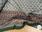 CHIFFON PRINTED ETHNIC VERT - My Little Coupon