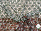 CHIFFON PRINTED ETHNIC VERT - My Little Coupon