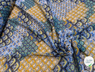 CHIFFON PRINTED ÉVANTAILS MULTICOLORES - My Little Coupon