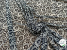 CHIFFON PRINTED FEU D'ARTIFICES FOND MARINE - My Little Coupon