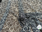CHIFFON PRINTED FEU D'ARTIFICES FOND MARINE - My Little Coupon