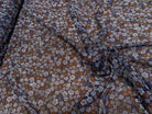CHIFFON PRINTED FEU D'ARTIFICES MULTICOLORES FOND MARINE - My Little Coupon