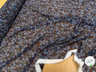 CHIFFON PRINTED FEU D'ARTIFICES MULTICOLORES FOND MARINE - My Little Coupon