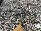 CHIFFON PRINTED FLUIDE BLACK OFF WHITE MOTIF ANIMAL - My Little Coupon