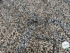 CHIFFON PRINTED FLUIDE BLACK OFF WHITE MOTIF ANIMAL - My Little Coupon