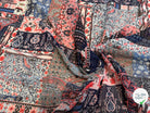 CHIFFON PRINTED LONDON BRICK MULTICOLORES - My Little Coupon