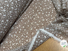 CHIFFON PRINTED POIS BULLES BEIGE TAUPE - My Little Coupon