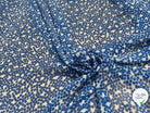 CHIFFON PRINTED POIS BULLES BLEU - My Little Coupon