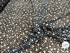 CHIFFON PRINTED POIS BULLES NOIR - My Little Coupon