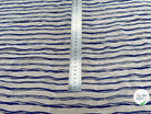 CHIFFON PRINTED RAYURES CROISÉES BLEUES - My Little Coupon