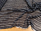 CHIFFON PRINTED RAYURES CROISÉES MARINE FONCÉ - My Little Coupon