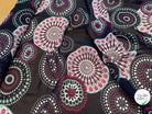 CHIFFON PRINTED SHELL FOND MARINE - My Little Coupon