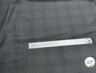 DRAPERIE 100% LAINE VIERGE ÉLÉGANTE À CARREAUX ANTHRACITE - My Little Coupon