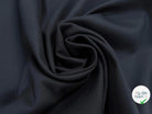 GABARDINE DE COTON STRIÉ BLEU NAVY - My Little Coupon