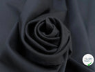 GABARDINE DE COTON STRIÉ BLEU NAVY - My Little Coupon