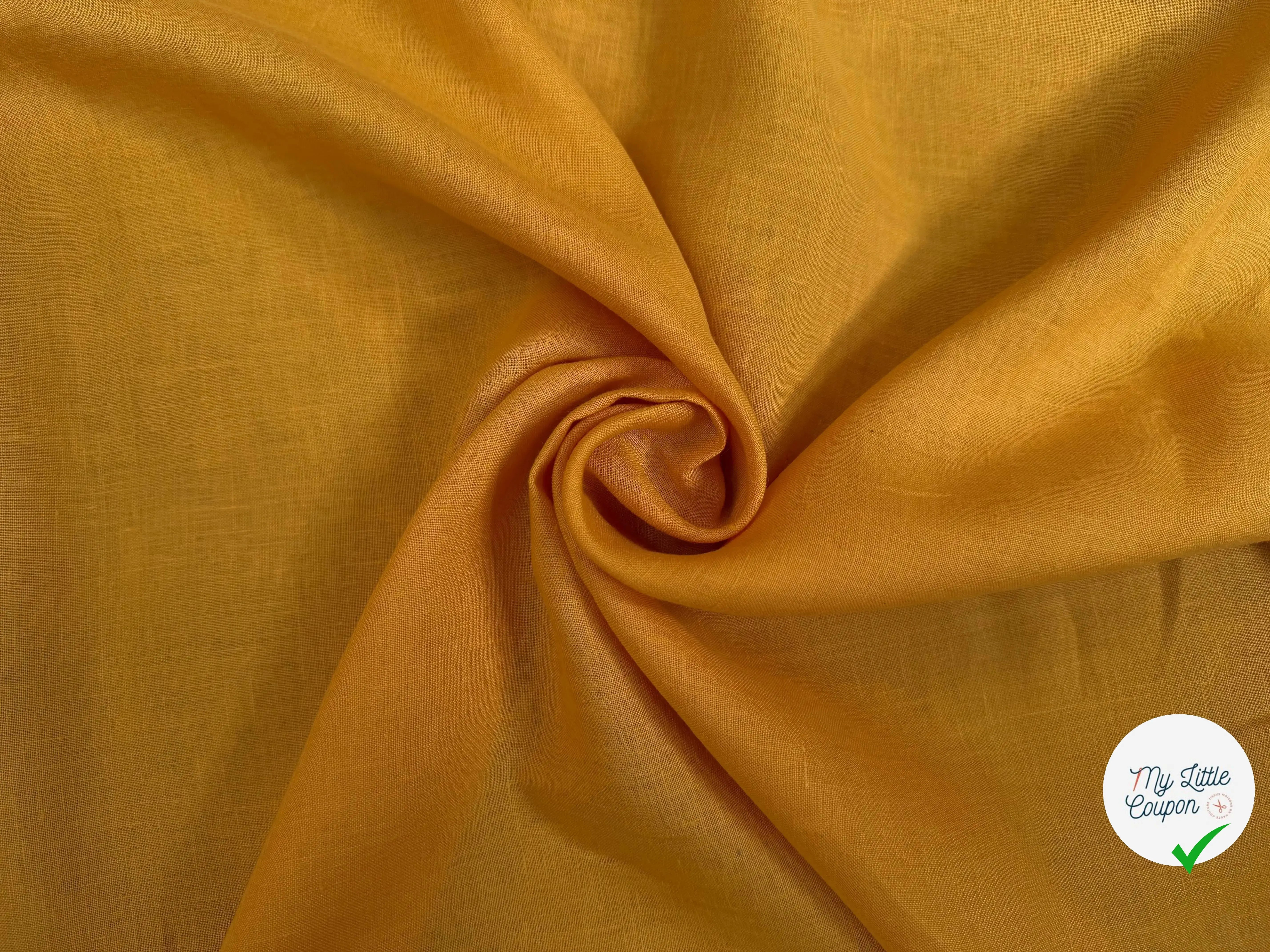 SOFT LINEN VOILE, Dark Honey - My Little Coupon