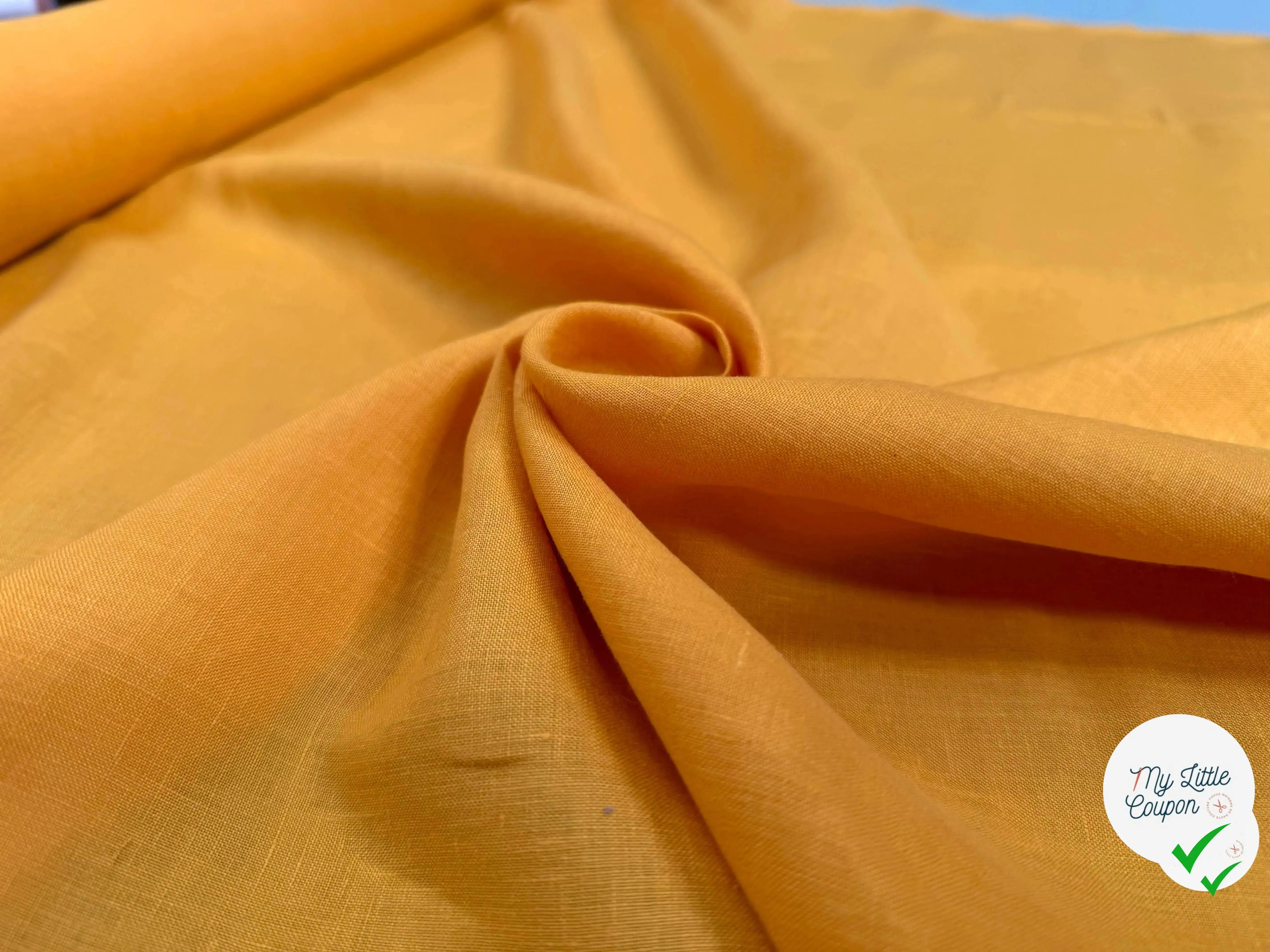 SOFT LINEN VOILE, Dark Honey - My Little Coupon