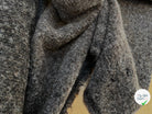 (CHUTE)LAINAGE MANTEAU GRIS MARRON 100% LAINE 142CM - My Little Coupon