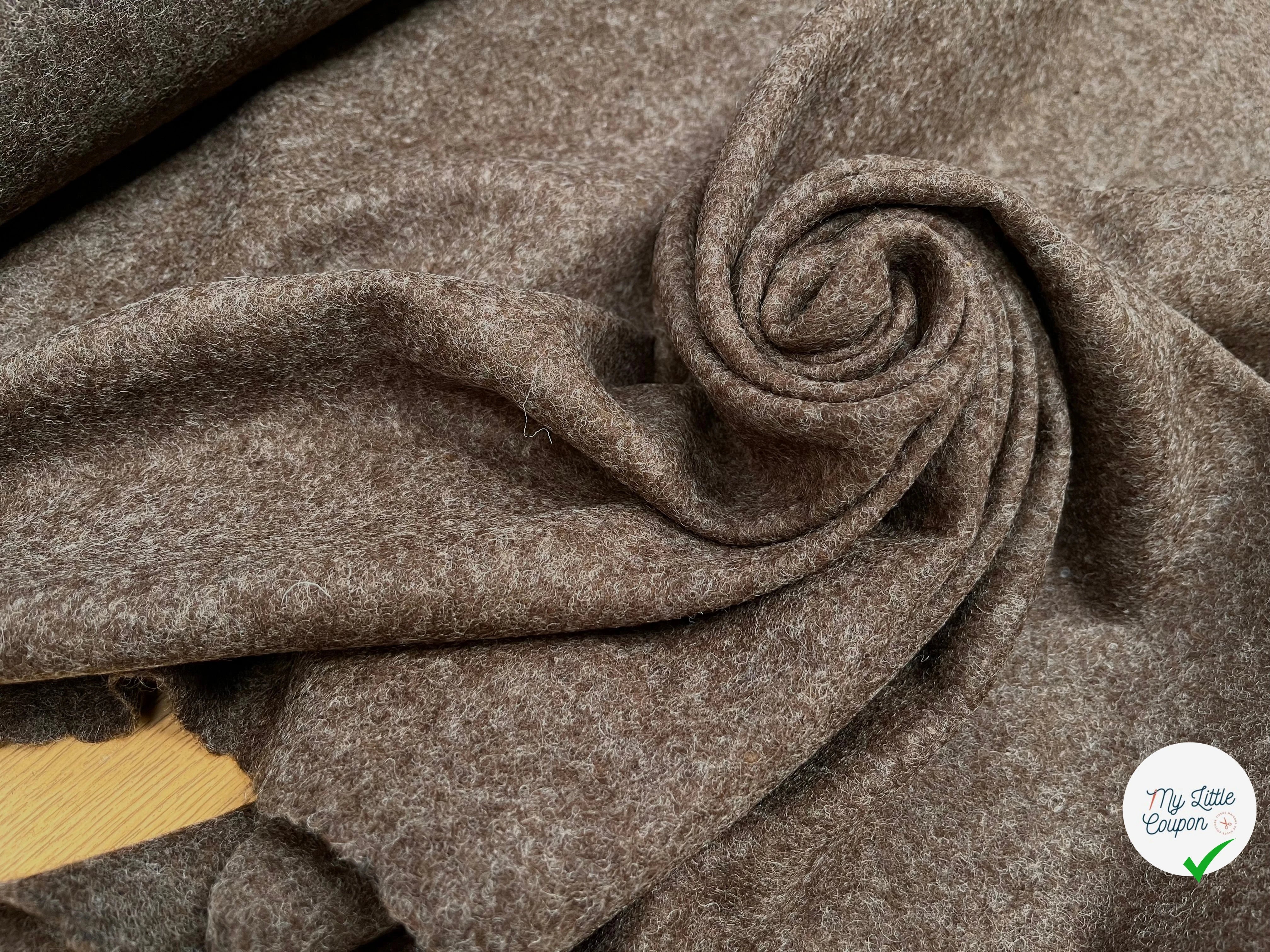 (CHUTE)LAINAGE MOUCHETÉ MARRON GLACÉ - My Little Coupon