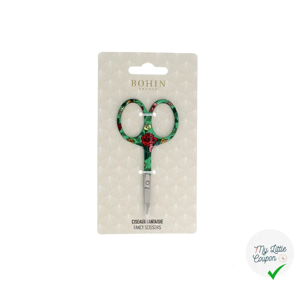 CISEAUX DE BRODERIE COLLECTION BLOSSOM VERT - My Little Coupon