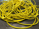 CORDON TRESSÉ ROND ELASTIQUE JAUNE 4mm - My Little Coupon