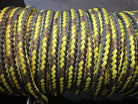 CORDON TRESSÉ ROND JAUNE, GRIS, MARRON 7mm - My Little Coupon