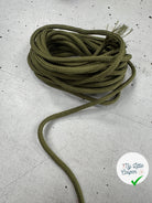CORDON TRESSÉ ROND KAKI 4mm - My Little Coupon