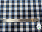 COTON A CARREAUX BLANC BLEU ET GRIS - My Little Coupon