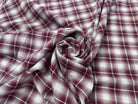 COTON A CARREAUX ROUGE BLANC BORDEAUX - My Little Coupon