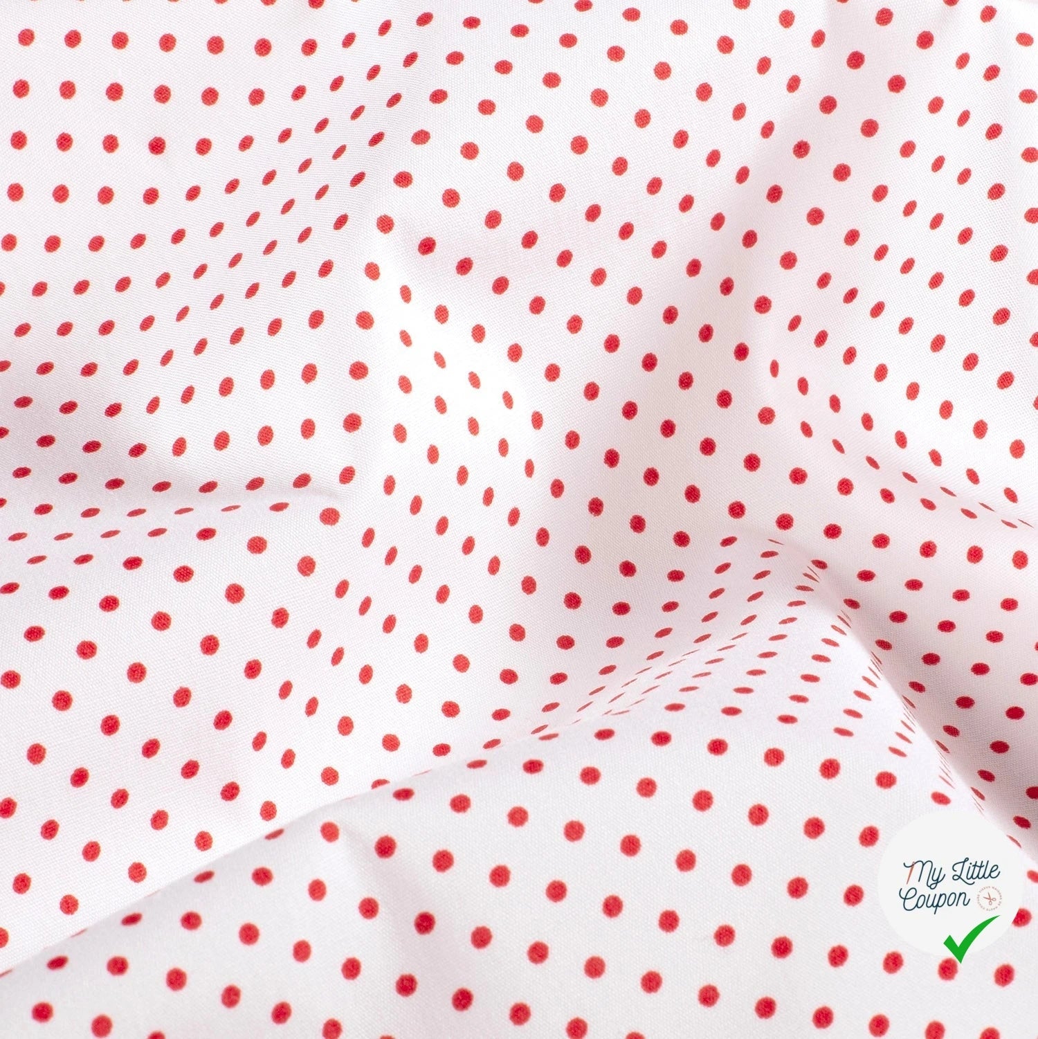 COTON À POIS PETITE TAILLE BLANC - My Little Coupon