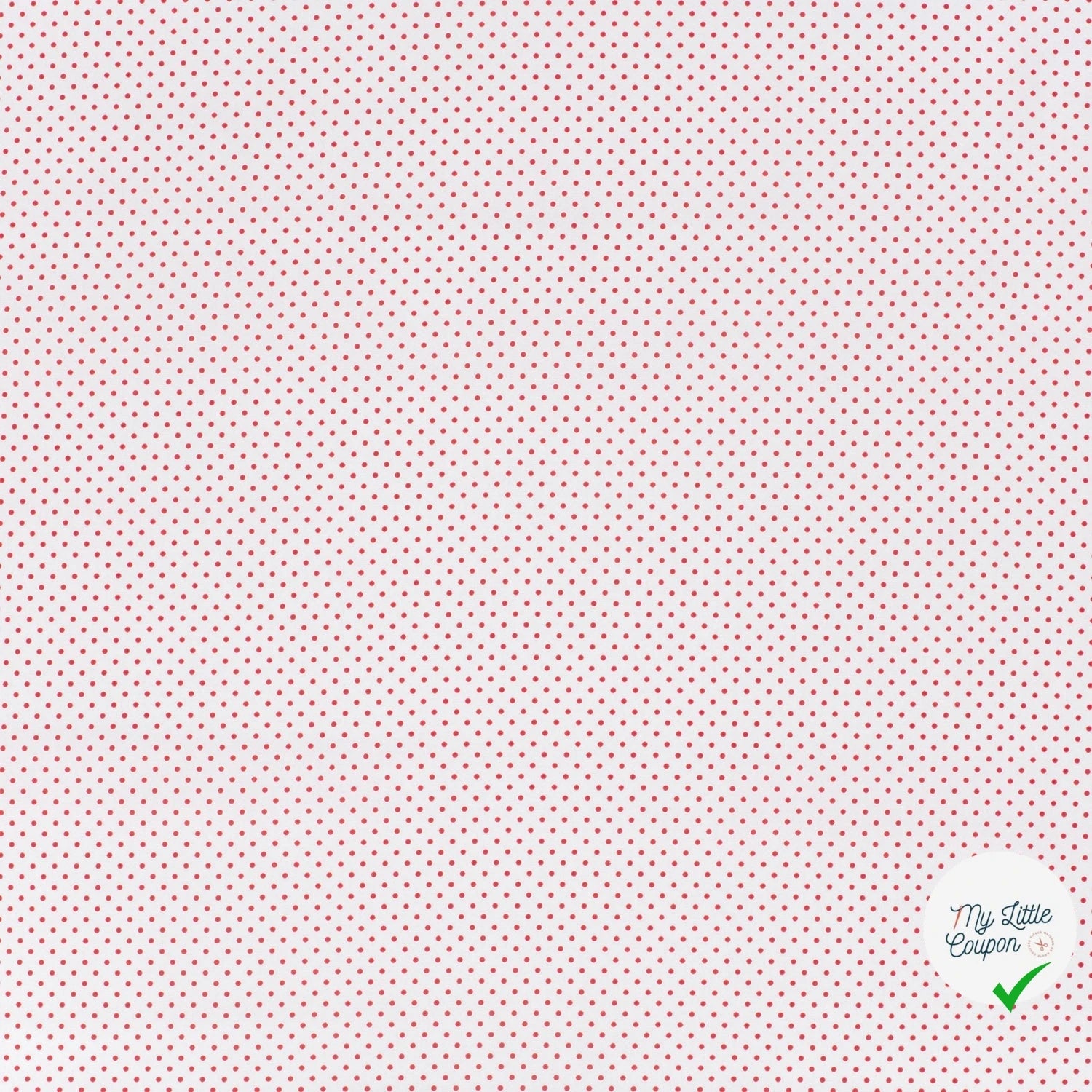 COTON À POIS PETITE TAILLE BLANC - My Little Coupon