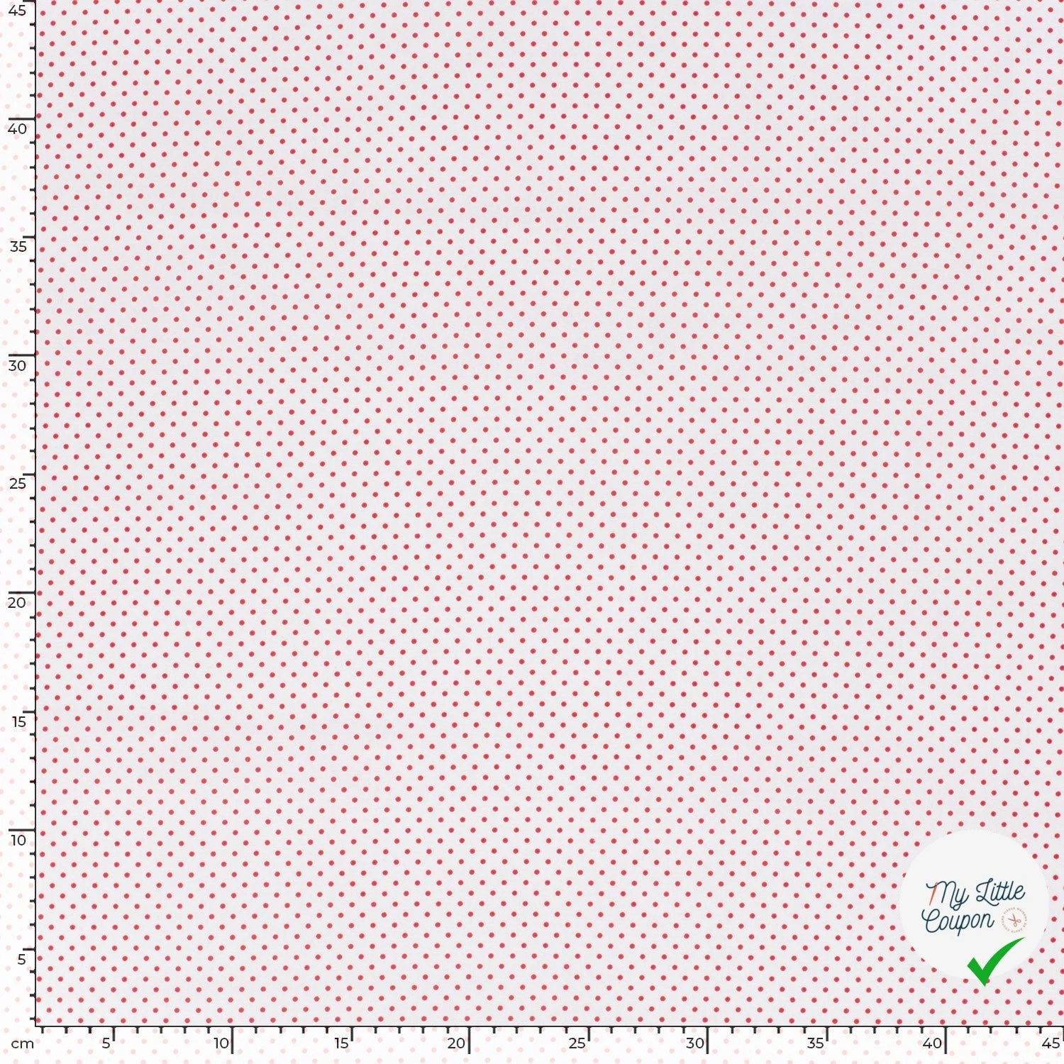 COTON À POIS PETITE TAILLE BLANC - My Little Coupon