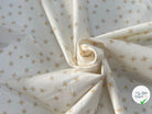 COTON BÉBÉ 120 FILS FLEURS FOND BLANC - My Little Coupon