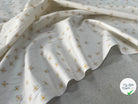 COTON BÉBÉ 120 FILS FLEURS FOND BLANC - My Little Coupon