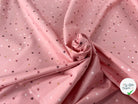COTON BÉBÉ 120 FILS MOTIF ETOILE ROSE - My Little Coupon