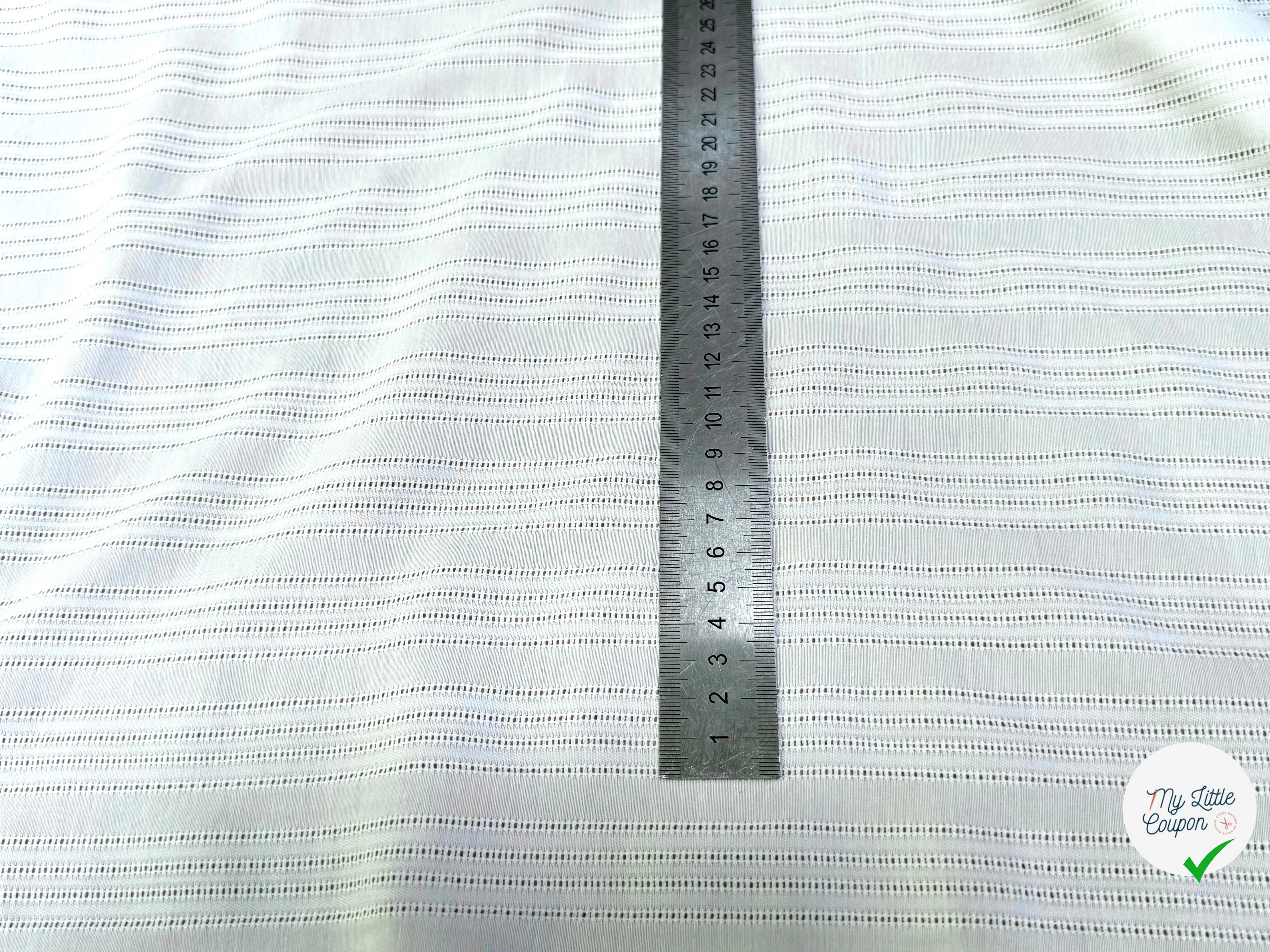 COTON BRODÉ MAGNIFIQUE BLANC - My Little Coupon